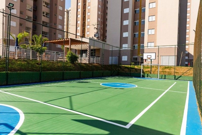 Apartamento 2 quartos com elevador e vaga fixa Jd Mª Antonia ao lado de Paulínia