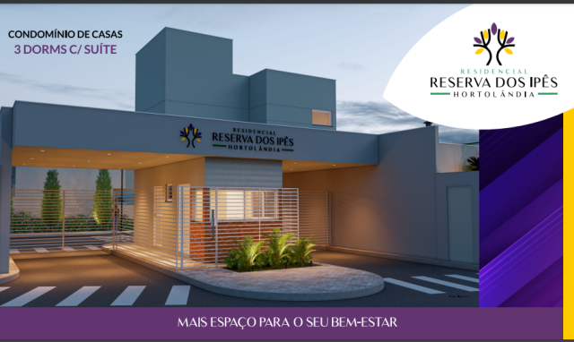 CASA DE 3 DORMITORIOS 1 SUITE EM CONDOMINIO FECHADO