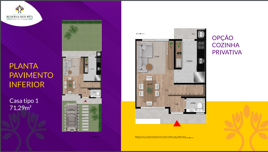 CASA DE 3 DORMITORIOS 1 SUITE EM CONDOMINIO FECHADO